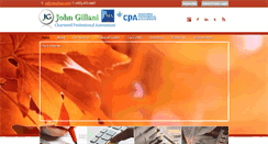 Desktop Screenshot of johngillani.com